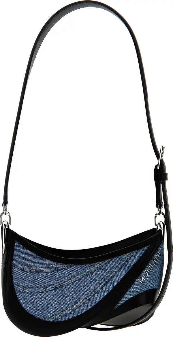 Multicolor Calfskin Shoulder Bag