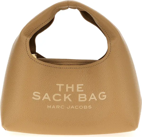 Beige Cowhide Handbag