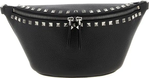 Black Calfskin Crossbody Bag