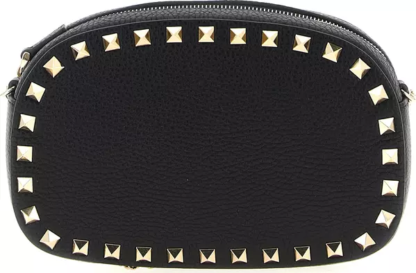 Black Calfskin Crossbody Bag