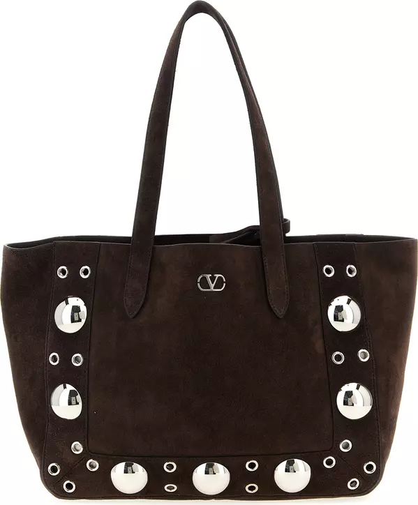 Brown Cowhide Tote Bag
