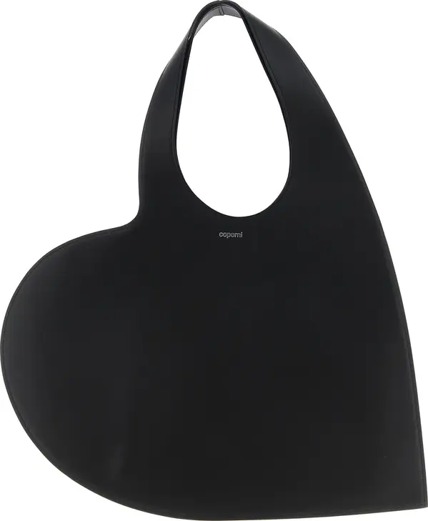 Black Cowhide Shoulder Bag
