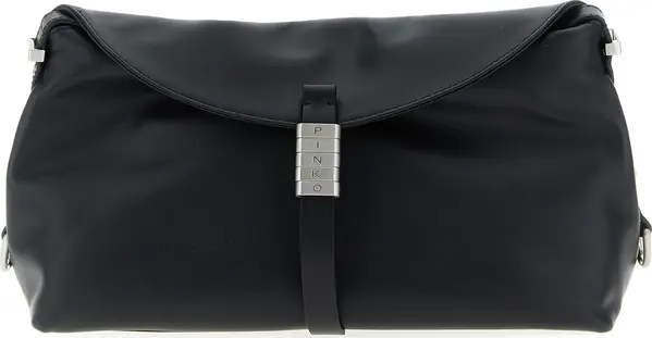 Black Goatskin Shoulder Bag