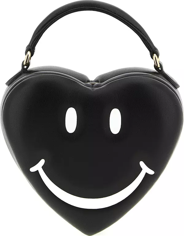 Black Polyester Handbag