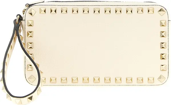 White Calfskin Clutch Bag