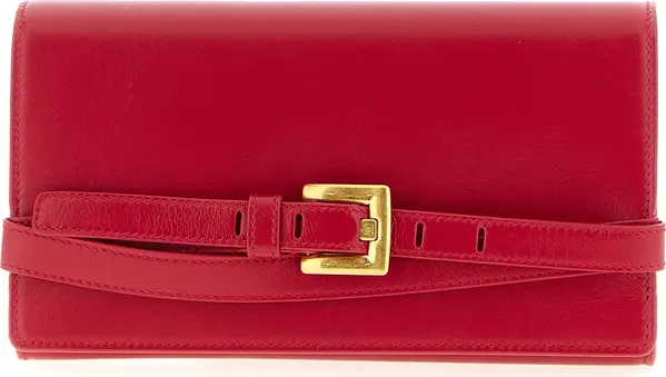 Fuchsia Calfskin Cardholder