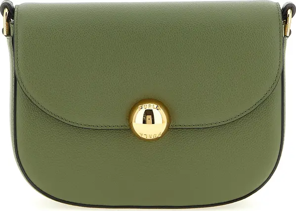 Bicolor Calfskin Crossbody Bag