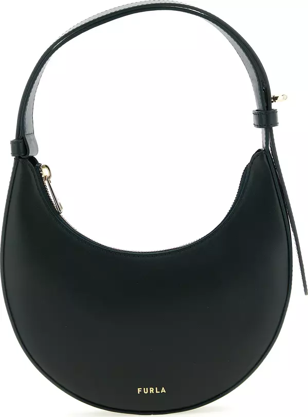 Bicolor Calfskin Shoulder Bag