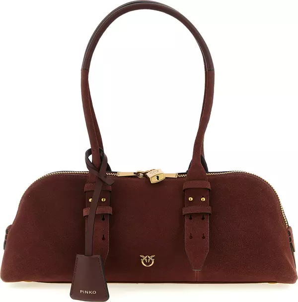 Bordeaux Cowhide Shoulder Bag