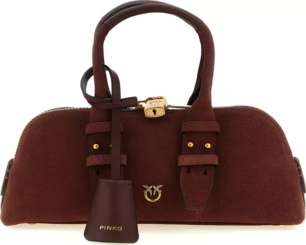 Bordeaux Cowhide Shoulder Bag