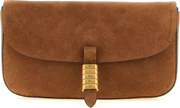 Brown Cowhide Shoulder Bag