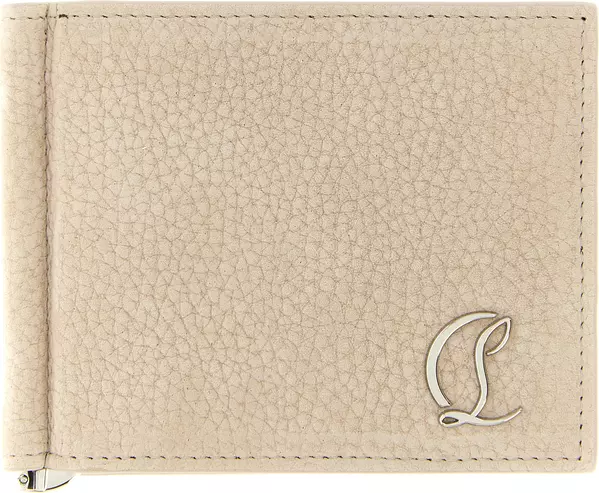 Beige Calfskin Wallet