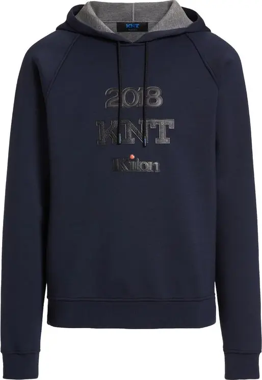 Blue Elastane Sweatshirt