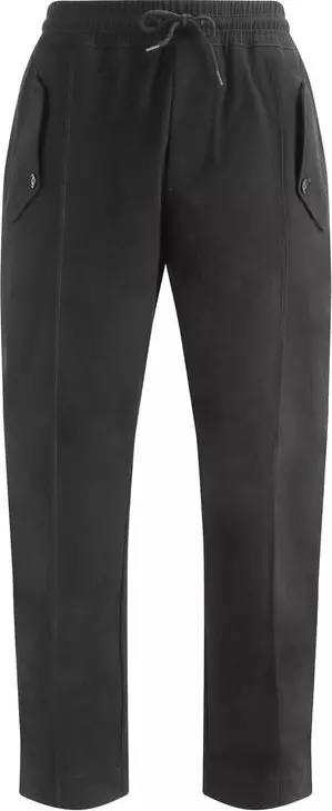 Black Cotton Joggers (Workout Pants)