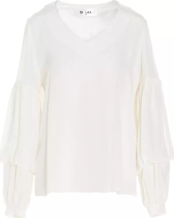 White Silk Blouse