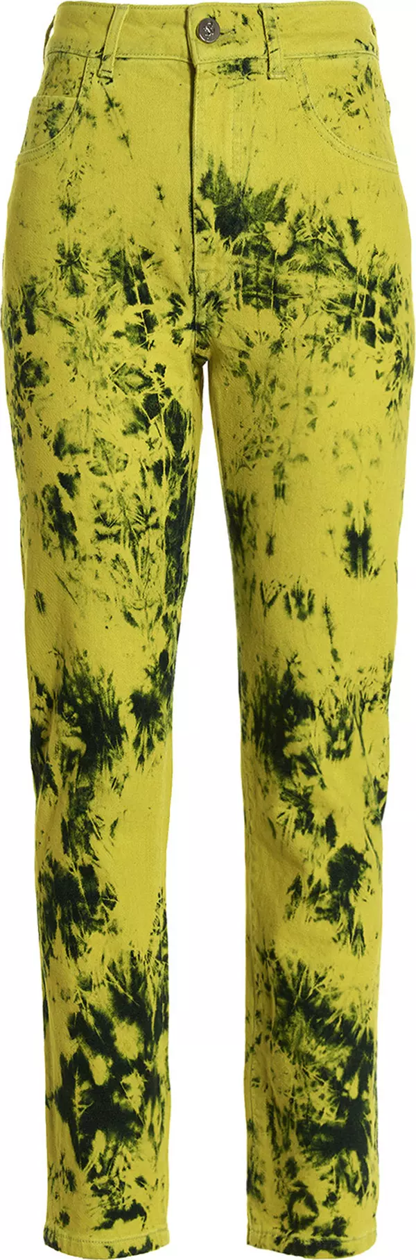 Bicolor Cotton Jeans Denim