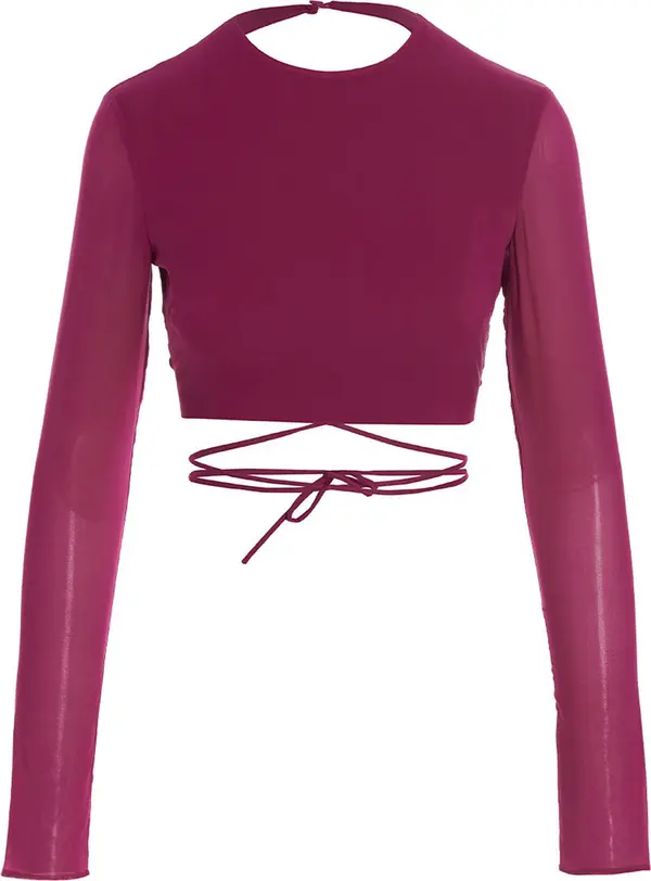 Fuchsia Silk Shirt