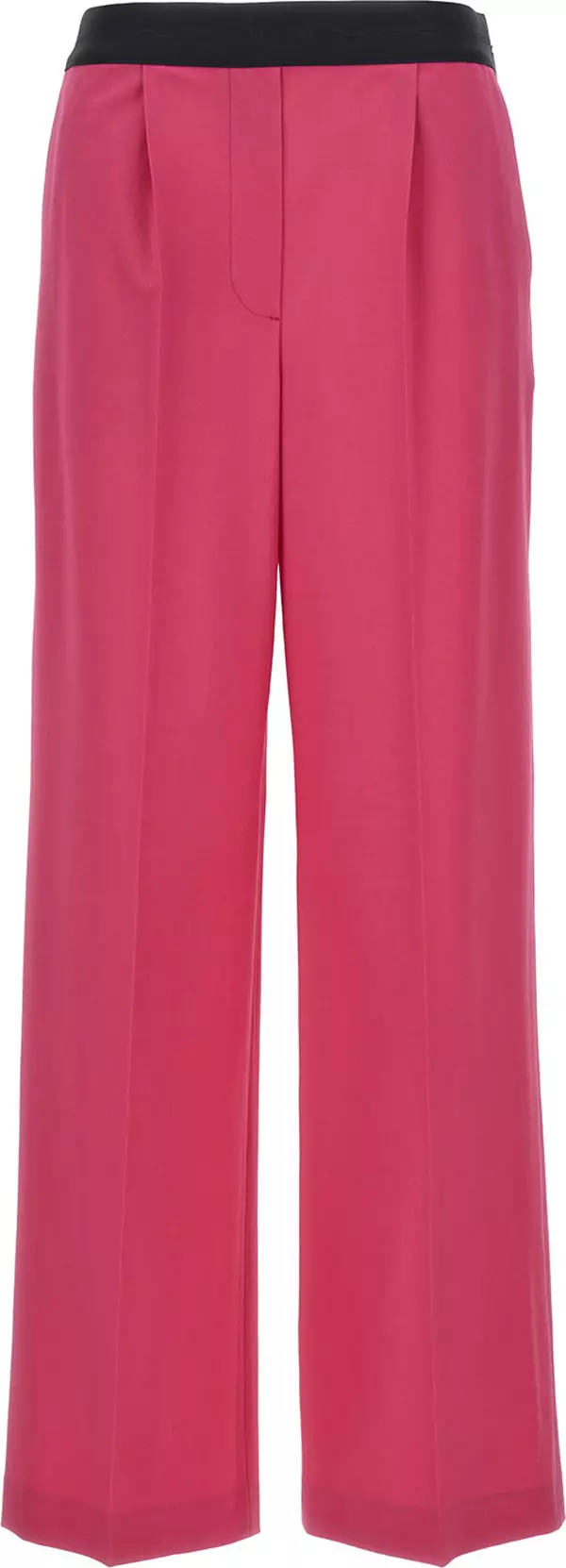 Fuchsia Virgin Wool Pants