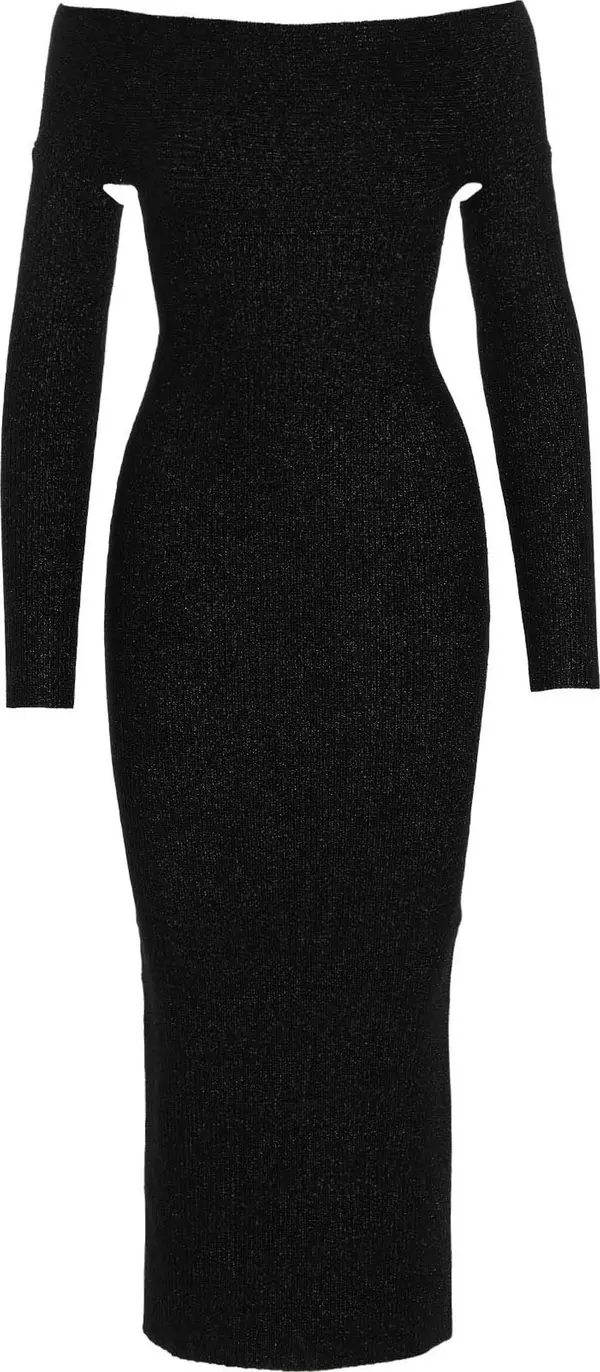 Gray Virgin Wool Midi Skirt