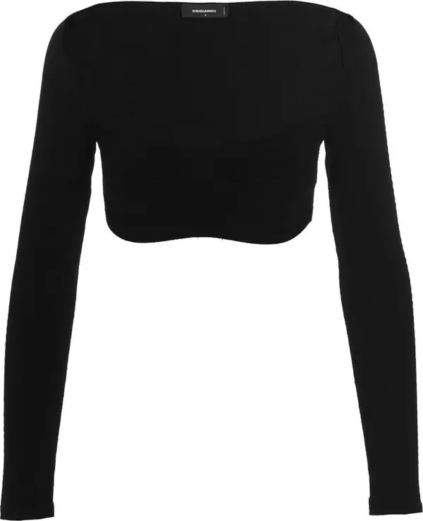 Black Viscose Cardigan