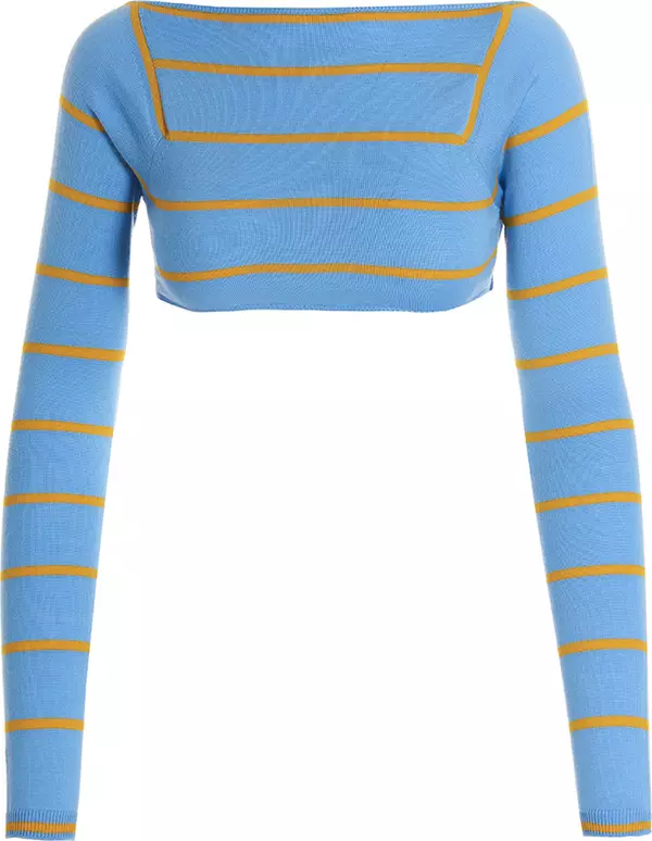 Blue Wool Cardigan