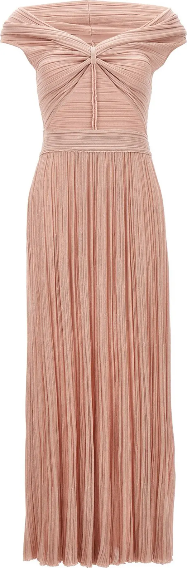 Multicolor Viscose Long Dress
