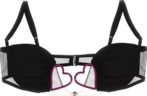 Black Polyamide Bra