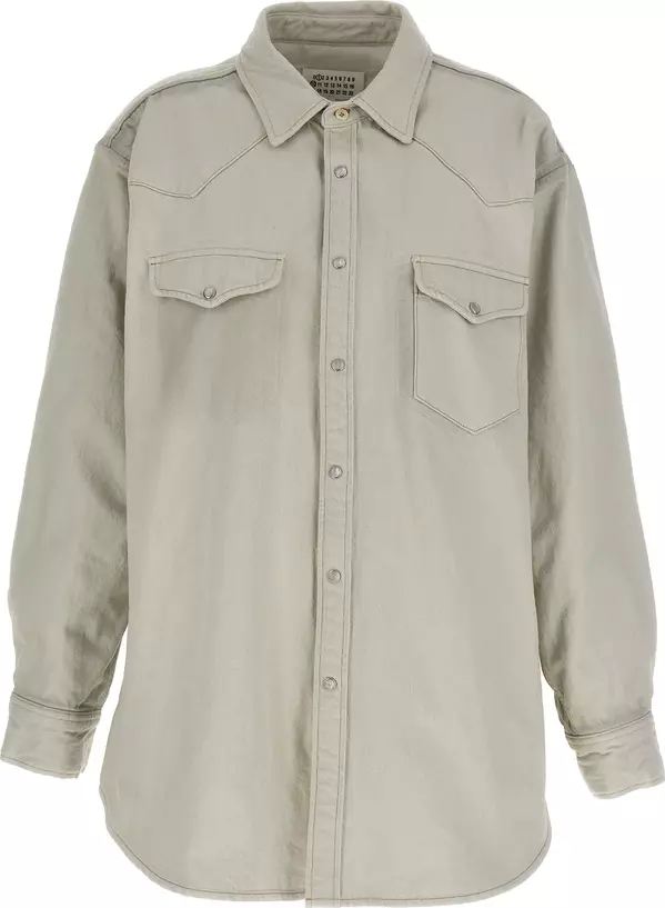 White Cotton Denim Jacket