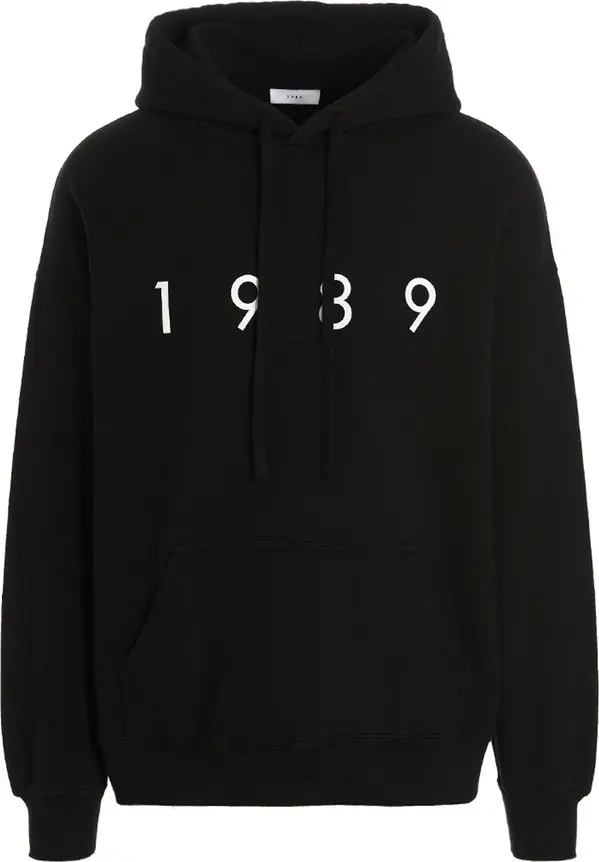 Black Cotton Sweatshirt