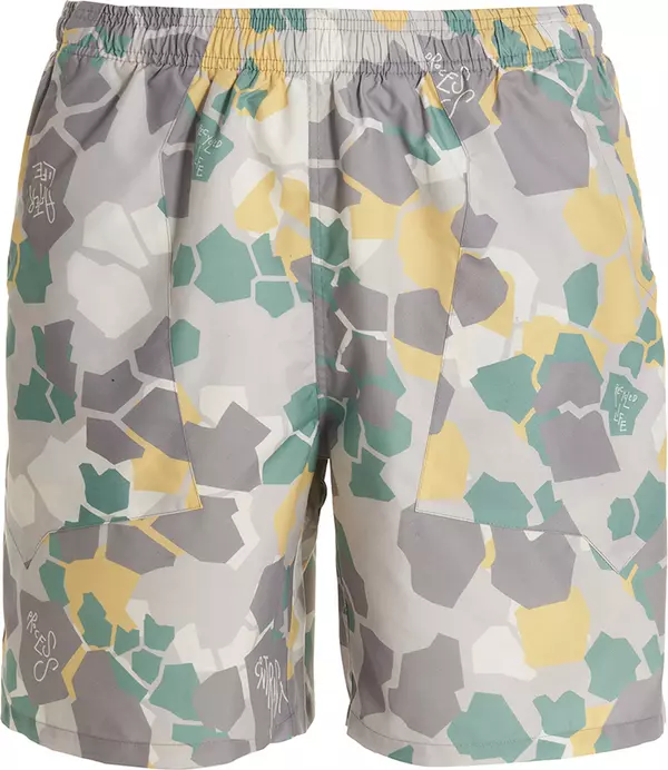 Multicolor Polyethylene Shorts
