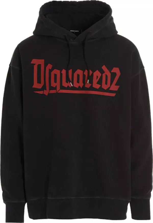 Black Cotton Sweatshirt
