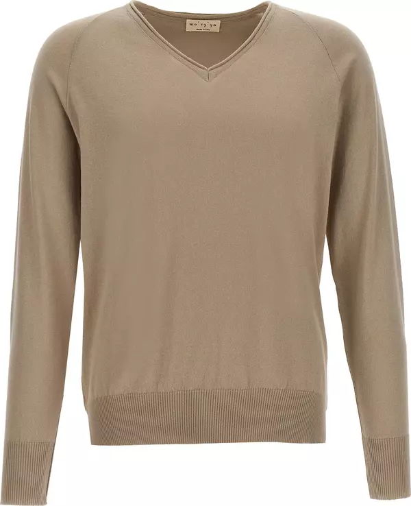 Beige Cotton Cardigan