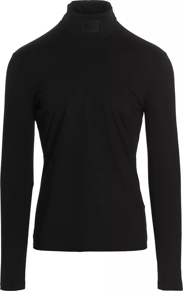 Black Polyamide Cardigan