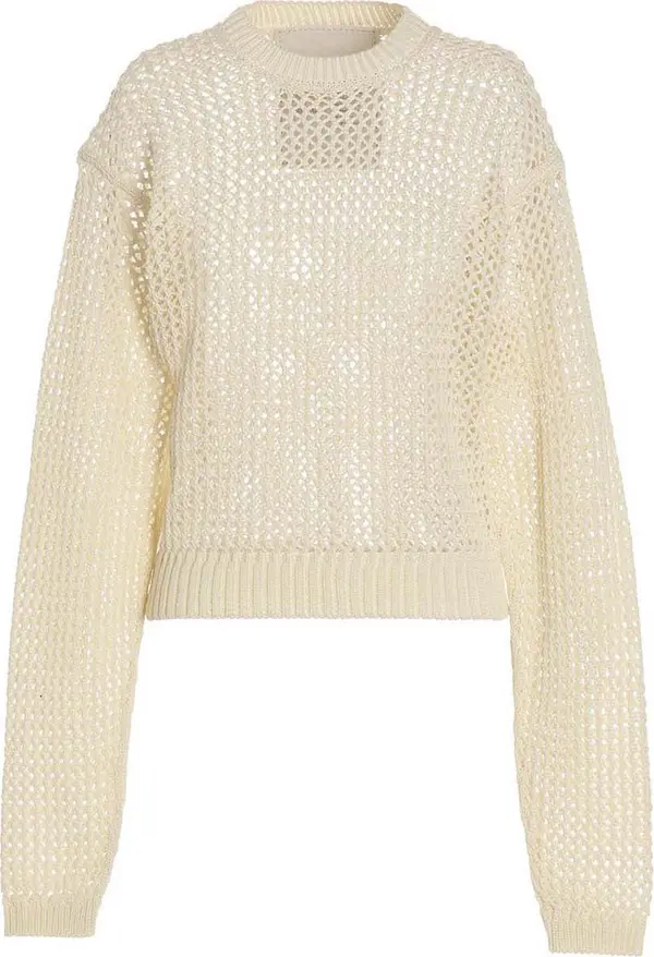 White Cotton Cardigan