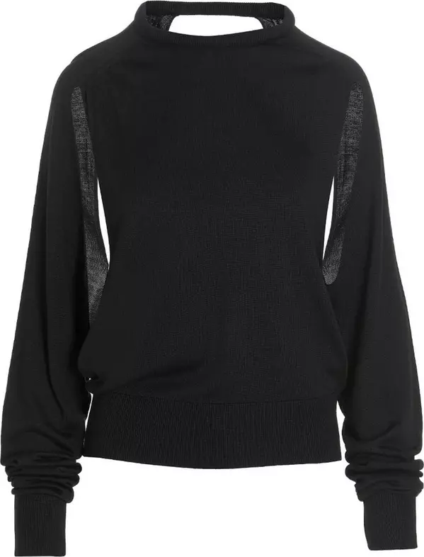 Black Silk Cardigan