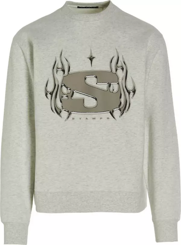 Gray Cotton Sweatshirt