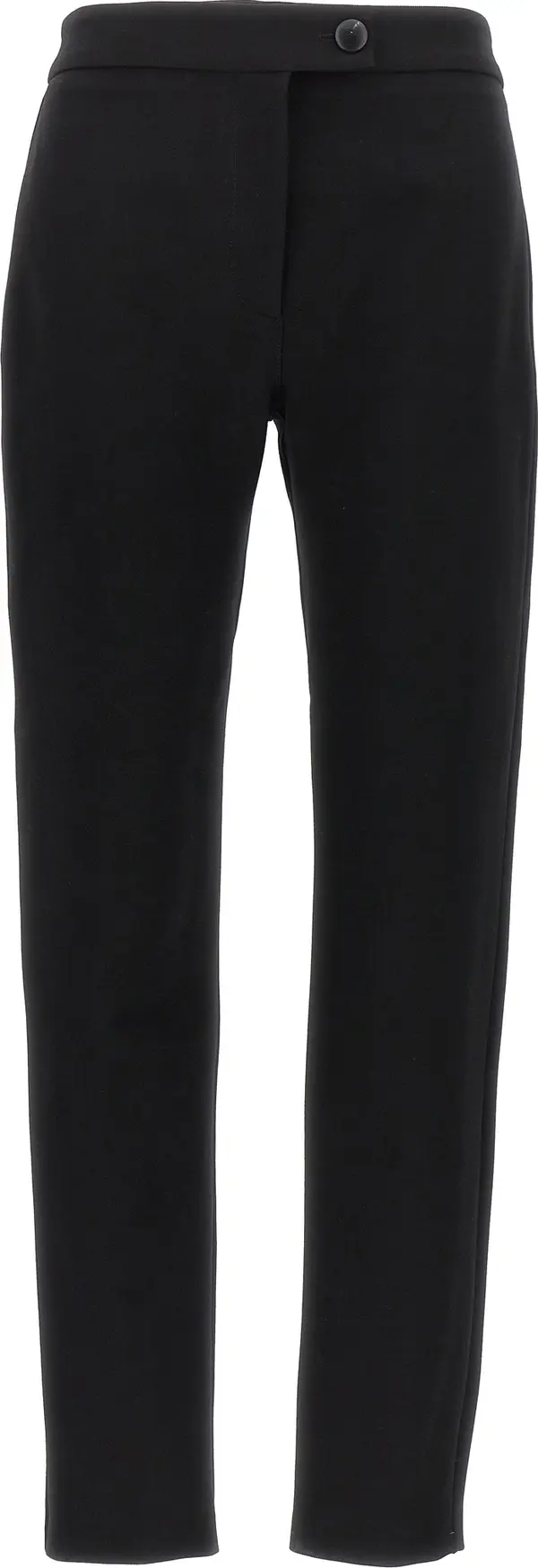 Black Elastane Skinny Pants