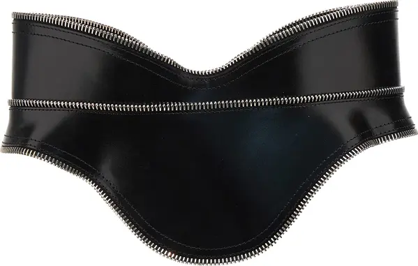 Black Leather Regular Belt