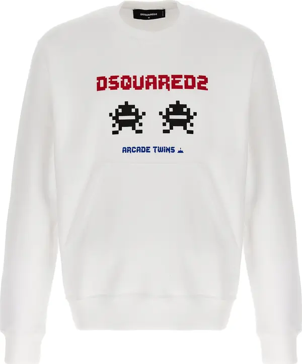 White Cotton Sweatshirt