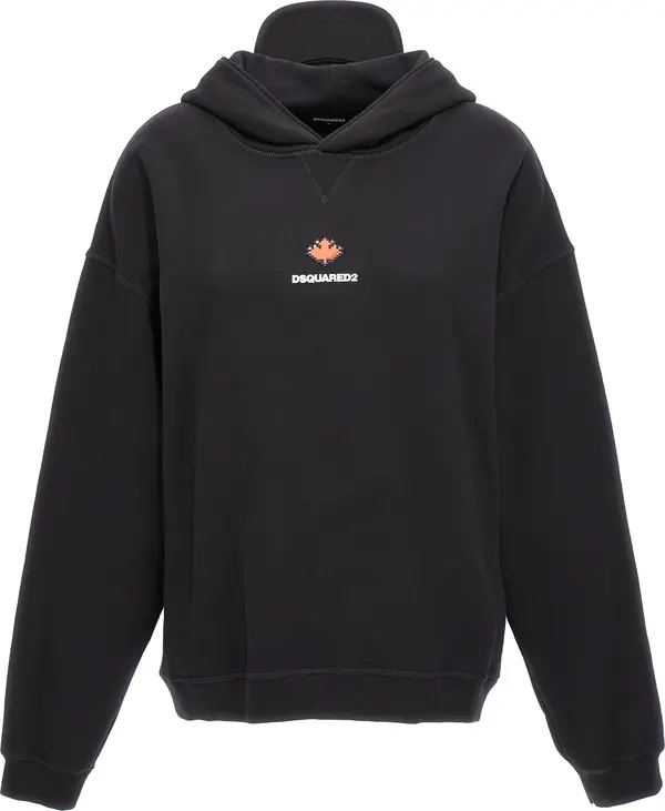 Black Cotton Sweatshirt