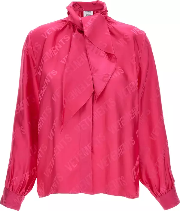 Fuchsia Viscose Blouse