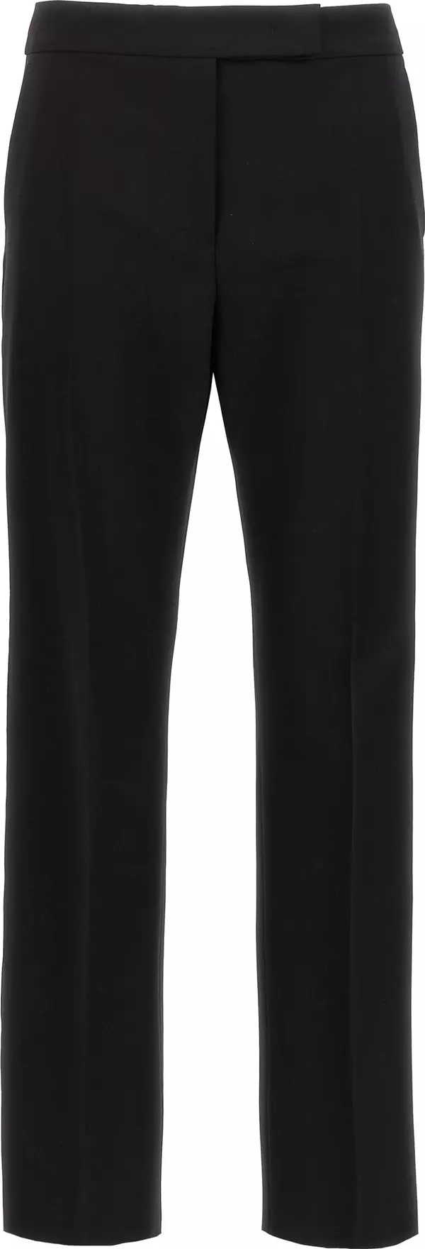 Black Virgin Wool Dress Pants