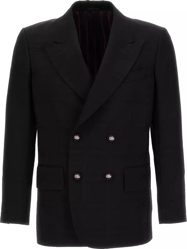 Black Virgin Wool Blazer