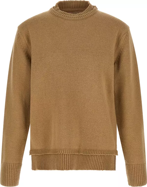 Beige Wool Cardigan