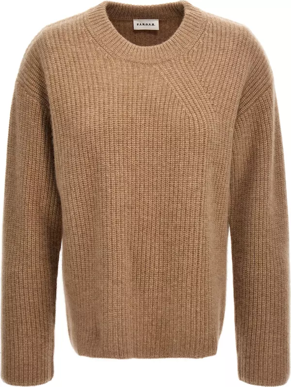 Beige Cashmere Cardigan