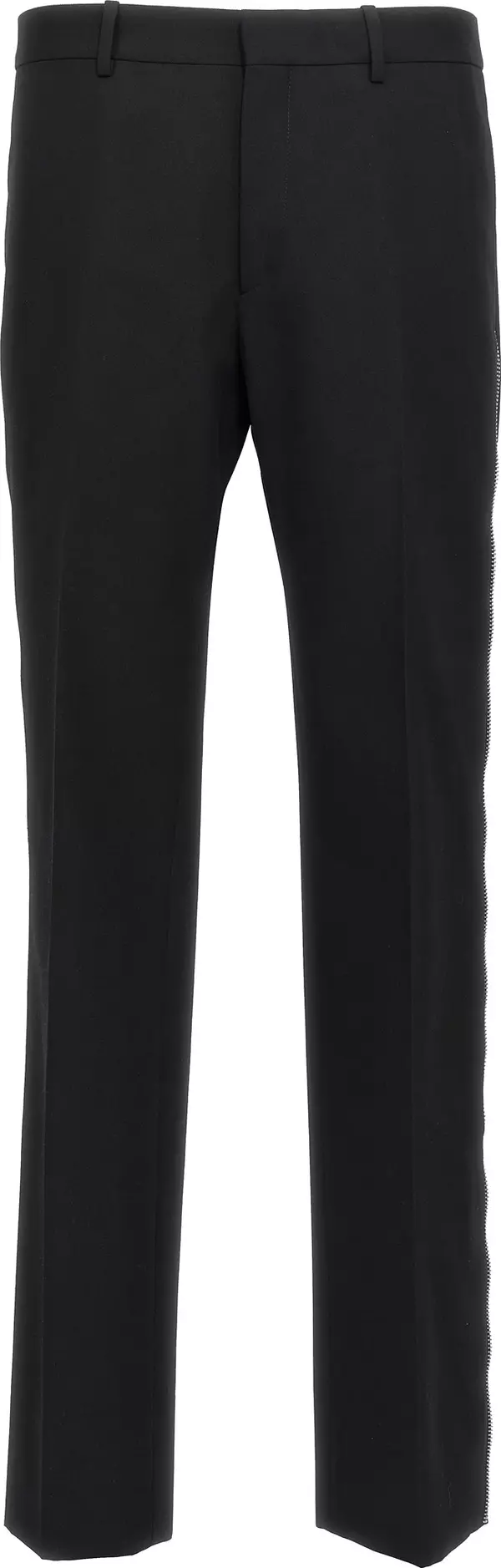 Black Virgin Wool Dress Pants