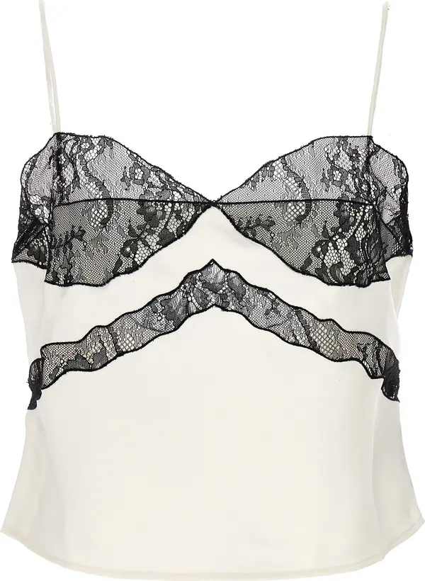 Bicolor Polyester Blouse