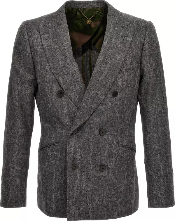 Gray Wool Blazer