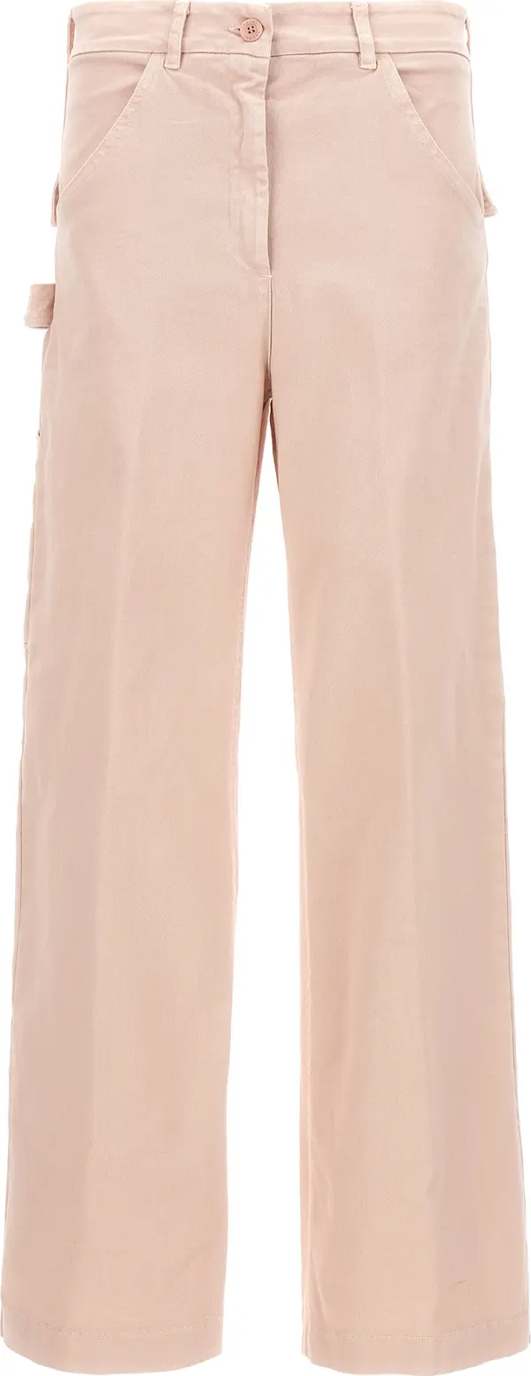Multicolor Cotton Cargo Pants