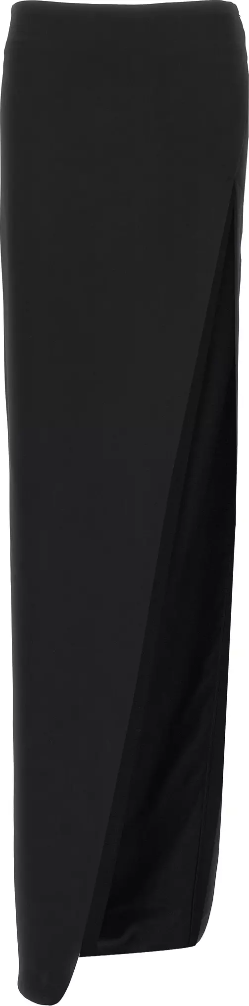 Black Lamb Leather Mini Skirt